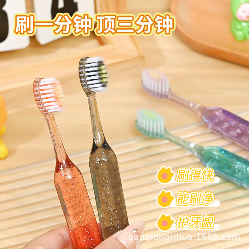 新しいハイエンド子供用ローマ柱山型凸歯ブラシ 3-12 歳の歯のクリーニングと歯ぐきの保護クリスタルブラッシングディープクリーニング|undefined