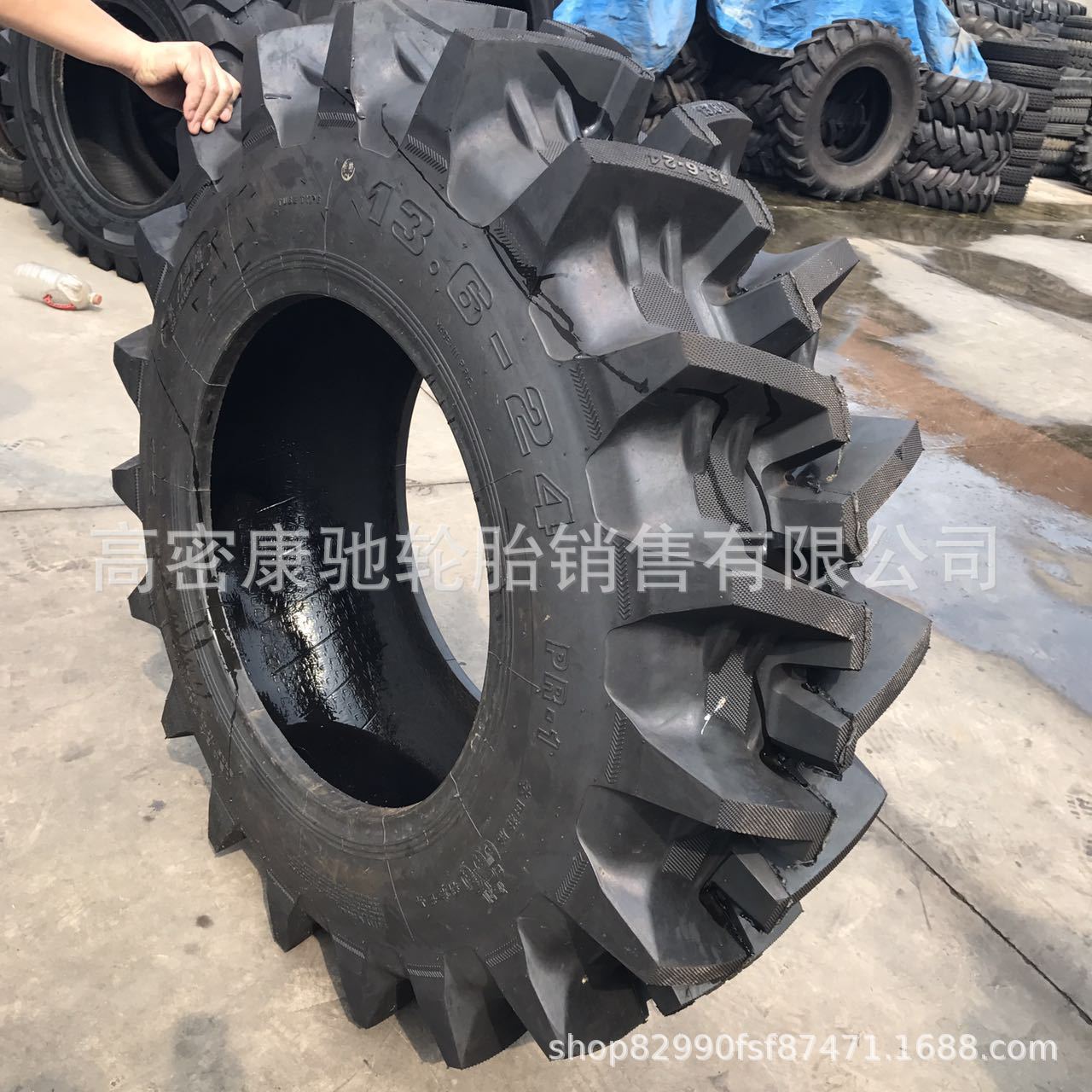 厂家供应拖拉机12.4-24农用水田轮胎12.4/11-28