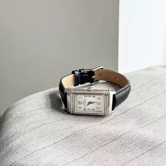 IBSO Women's Watch Unique Flip Cover Square Dial Leather Strap Quartz Waterproof Casual Digital Watch for Women