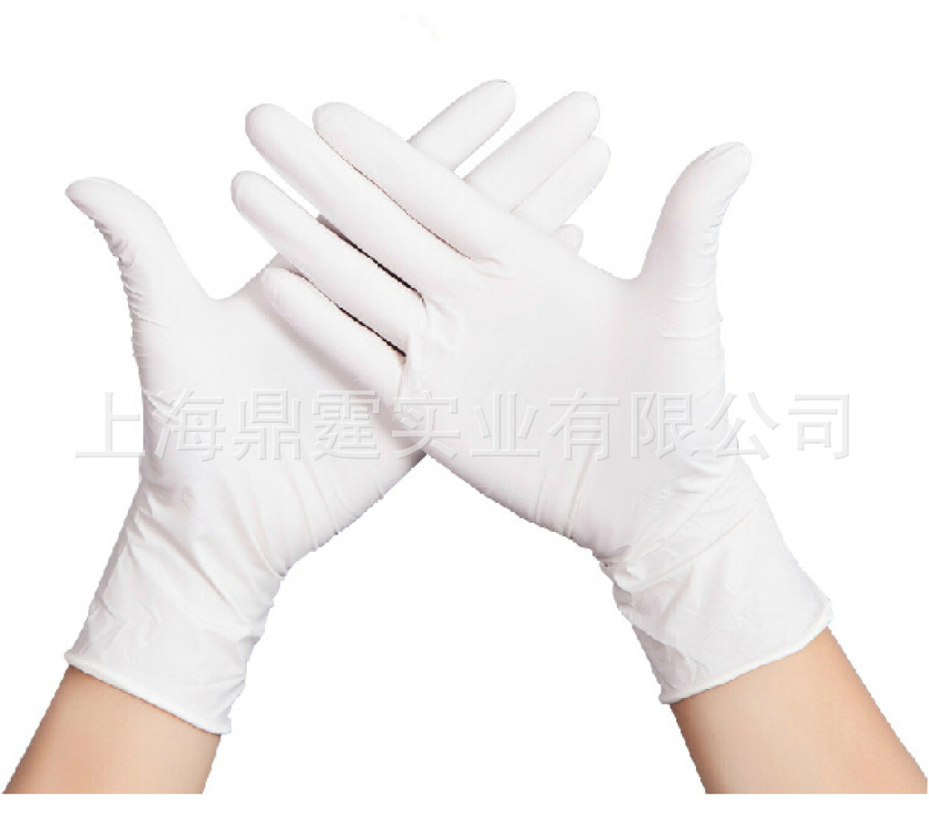 一次性有粉乳胶 加厚检查手套 橡胶检查手套