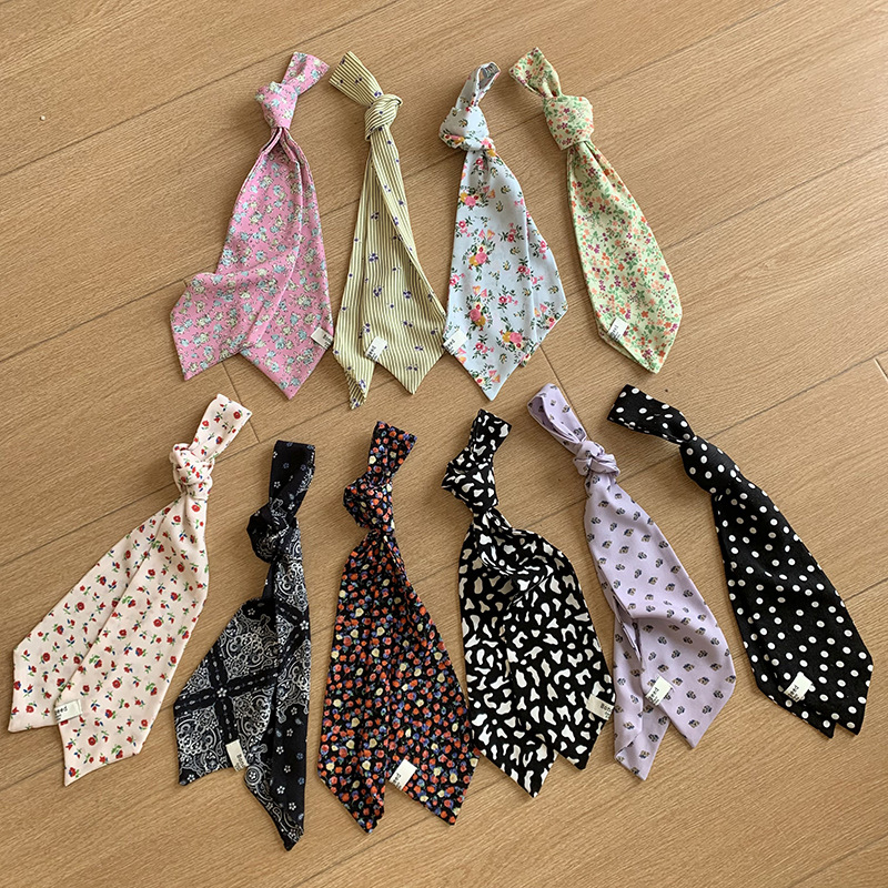 Bufanda de seda para mujer a juego, camisa, cuello, corbata, nuevo estilo, estampado de leopardo, bufanda de seda larga, bolsa de atar, cinta, cinta para el cabello, cinta serpentina