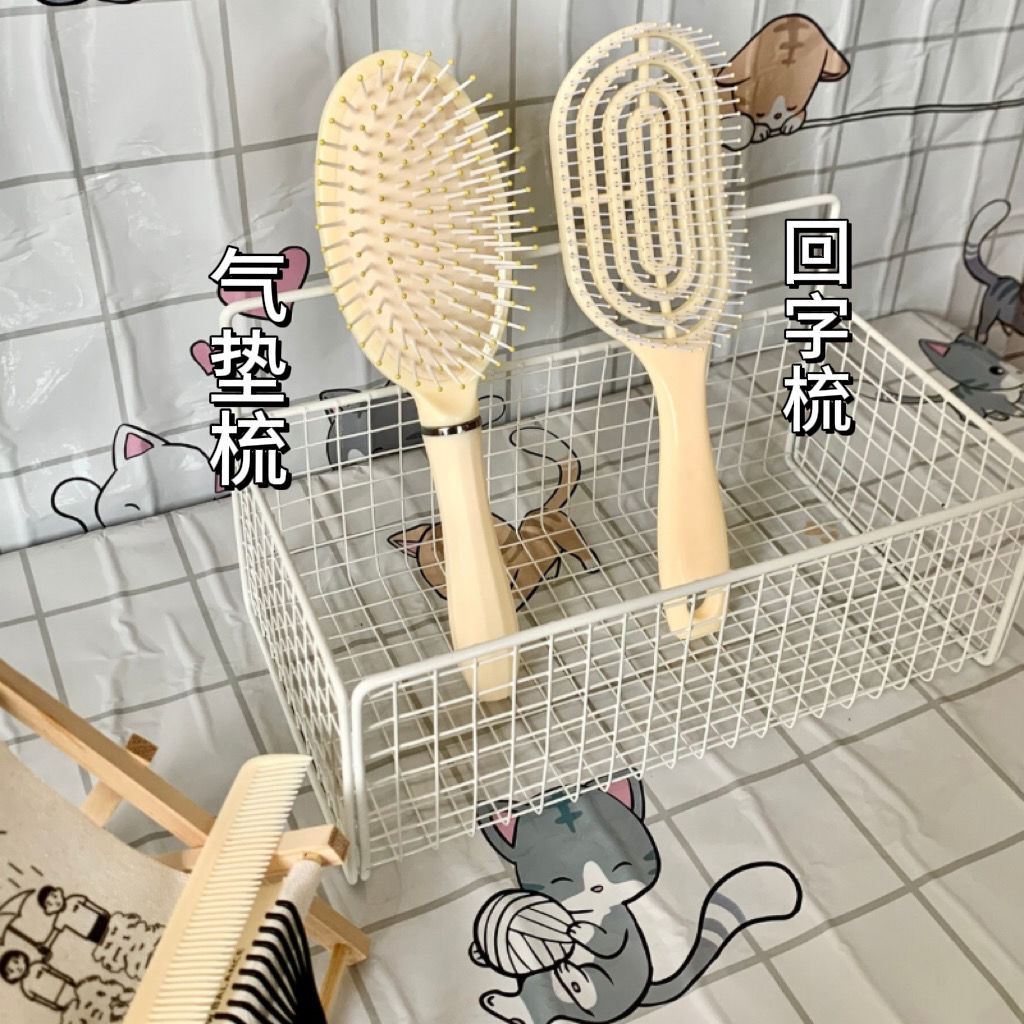 Peine esponjoso, peine de colchón de aire, peine de cabello rizado, peine de tubo de cabello largo especial para mujer, peine de masaje doméstico para mujer, peine de costillas