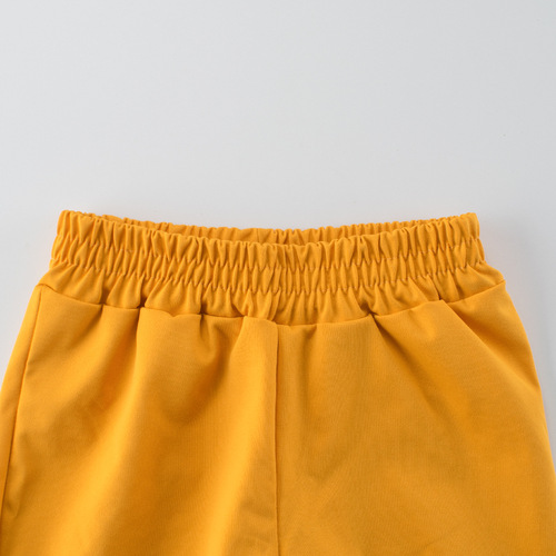 27kids Children's Shorts Easy-Dry Comfortable Casual Pants Summer Loose Solid Color Beach Pants Cross-border Supply