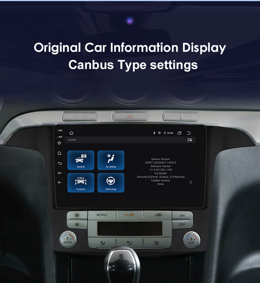 Suitable for FORD FORD S-Max 2007-2015 navigation large screen Android Smart GPS car Bluetooth