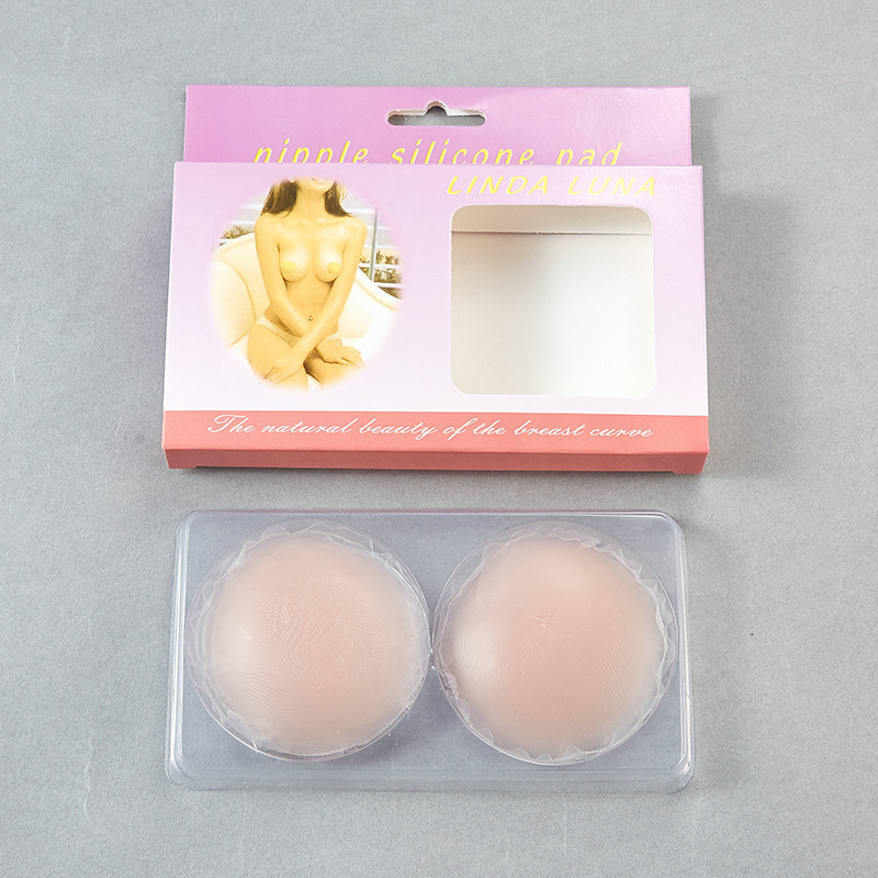 Wholesale silicone breast patch, anti-bump, anti-exposure, invisible, traceless women's wedding dress, thin breast patch, nipple patch