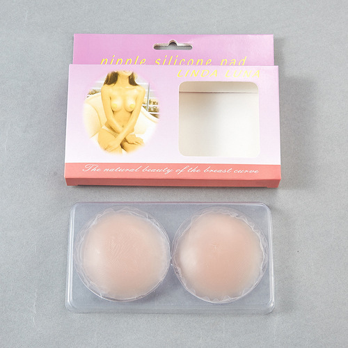 Wholesale silicone breast patch, anti-bump, anti-exposure, invisible, traceless women's wedding dress, thin breast patch, nipple patch