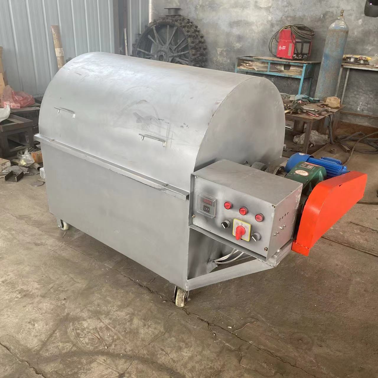 鲁强牌小型实验室专用烘干机 炒料机 咖啡豆烘焙设备