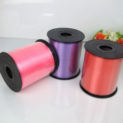 Оптовая продажа 500 ярдов простых лент для завязывания воздушных шаров для свадеб, дней рождения и украшения флагштоков.