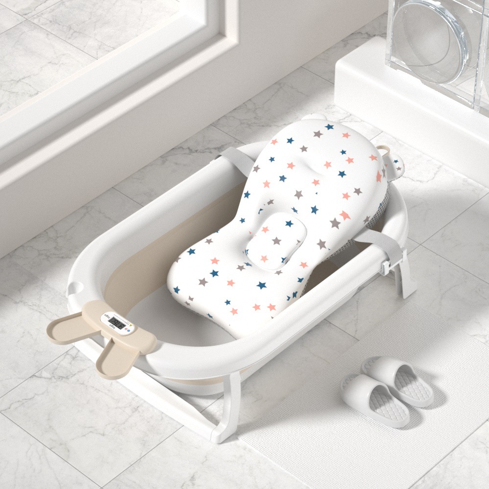 Baños de baño para bebés 0-6 años recién nacido plegable para bebés niños grande con termómetro Amazon