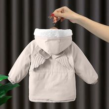 童裝女童冬裝新款加絨加厚外套小女孩棉襖兒童洋氣棉服女寶寶棉衣