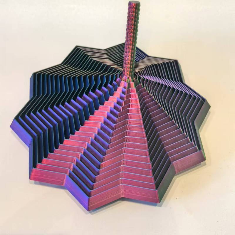 3d打印带手柄十边形指尖解压舒缓玩具ExpandedSensoryFidget Star|undefined