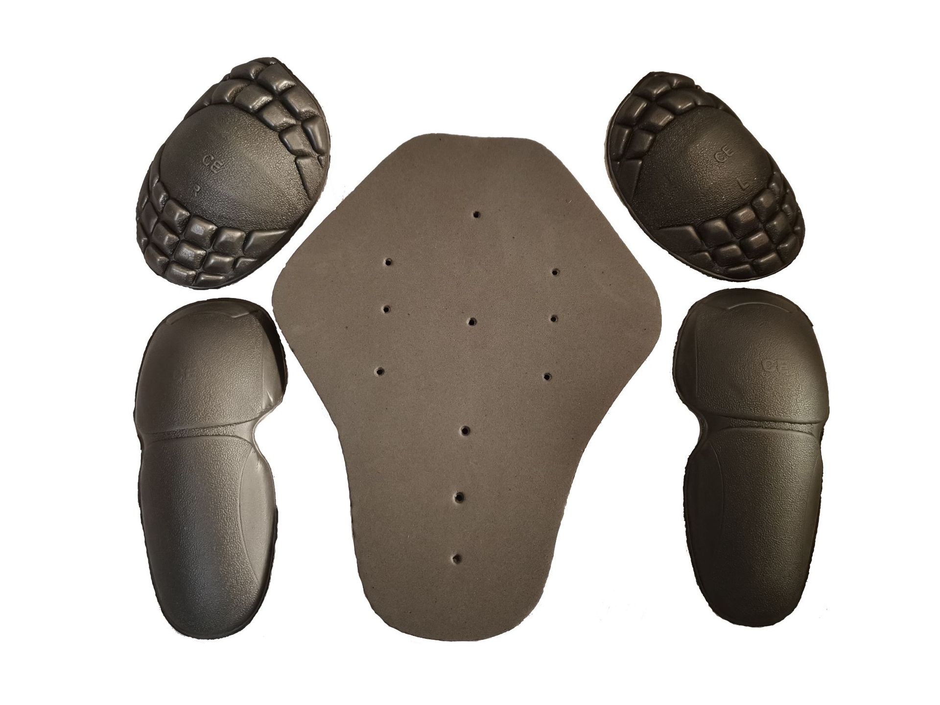 Conjunto de cinco piezas con flores