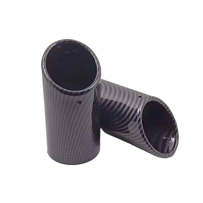 Suitable for 2009-14 Audi A3Q5 A4L A1 Tiguan in-line water transfer printing car exhaust pipe tail throat