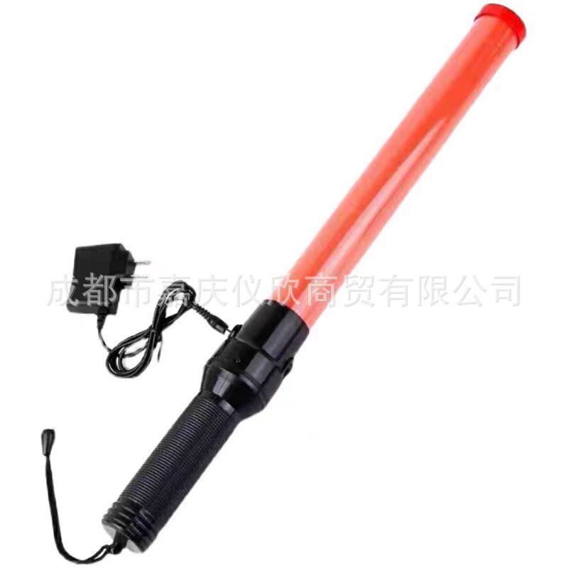 交通指挥棒消防应急疏散夜间发光闪光棒充电演唱会手持荧光棒LED