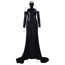 SW星球大战cos服帕德梅黑色拖地长裙角色扮演派对cosplay万圣节