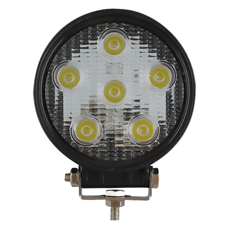 Luz de trabajo LED redonda de 4 pulgadas y 18W, foco para coche, luz para vehículos todoterreno, foco para coche de 18W y 36W, súper brillante.