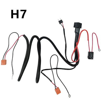 Led Light Halogen Lamp Vehicle HID Xenon Lamp - h7-reinforced-line-double-negative-pole