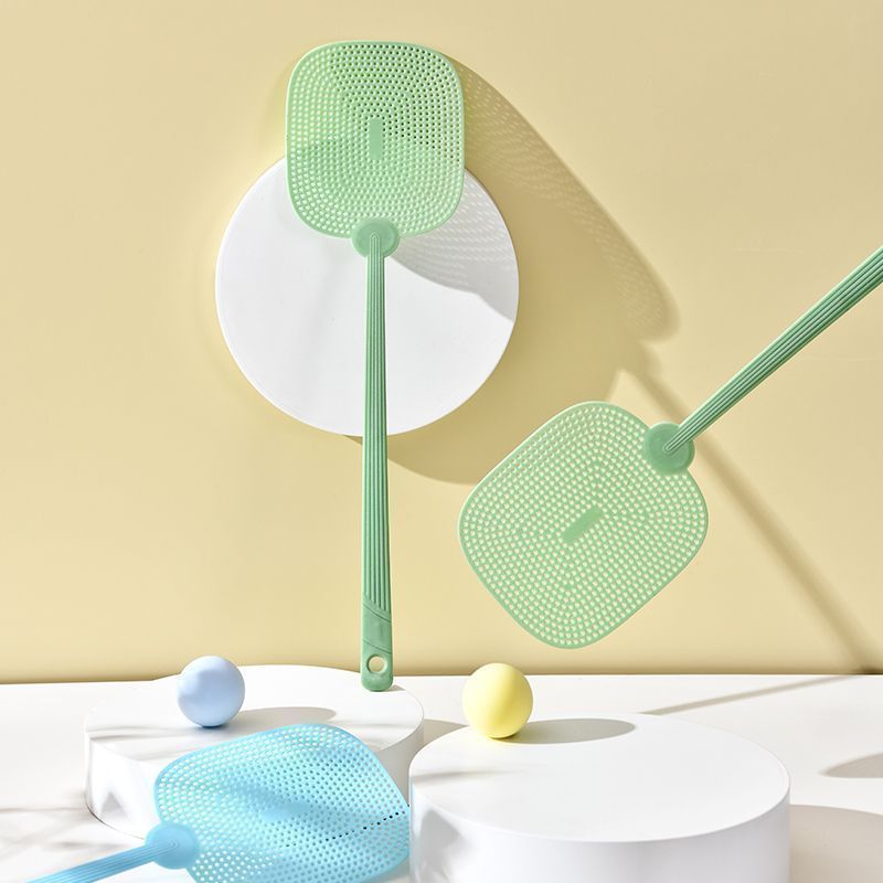 Durable Rubber Long-Handle Fly Swatter, Unbreakable, Traditional Household Fly Swatter, Mosquito Swatter, Fly Swatter That Won'T Break, Insect Swatter
