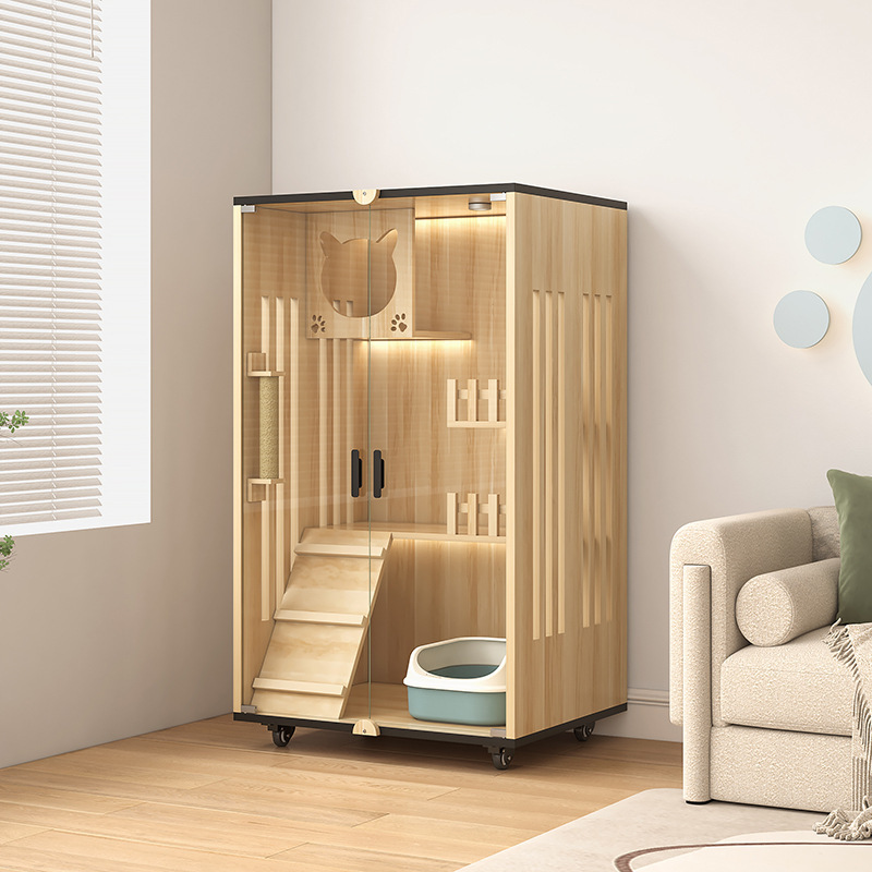 유형 A 1-60x60x120-나무 색상