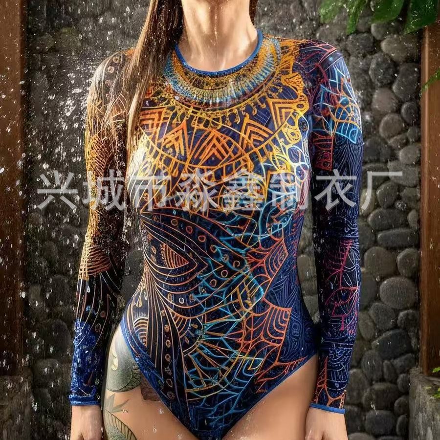 Bañador ruso Amazon transfronterizo Kupalnik pantalla solar bikini traje de baño