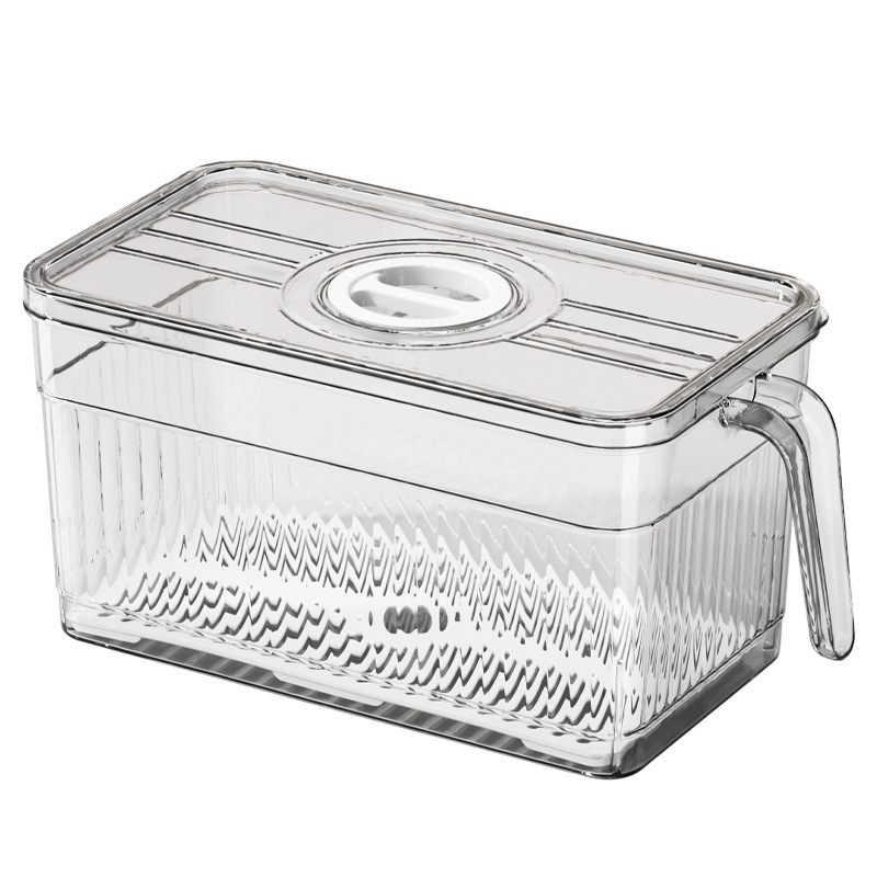 Caja de almacenamiento del refrigerador caja de almacenamiento caja de acabado caja de congelación caja de conservación de alimentos especiales caja de almacenamiento de verduras y huevos de cocina