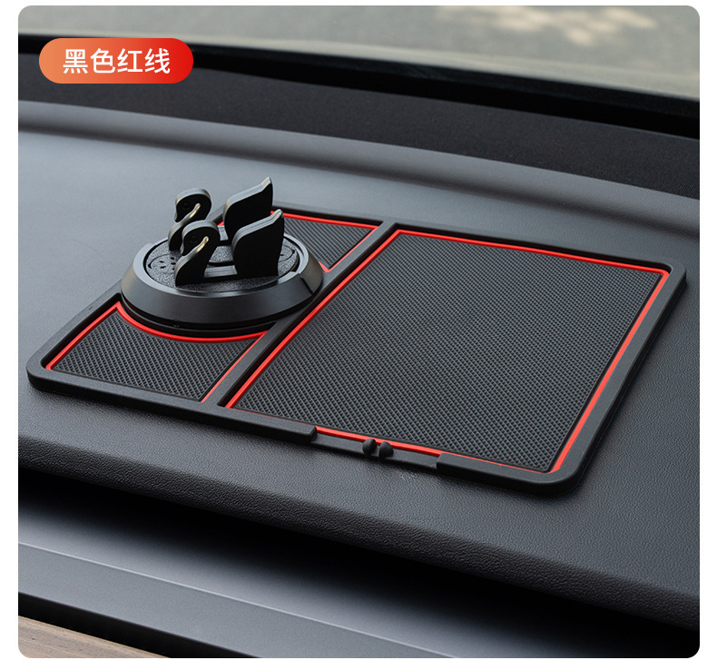 Car phone holder, multifunctional car mount, snap-on design, creative anti-slip pad, hidden parking sign