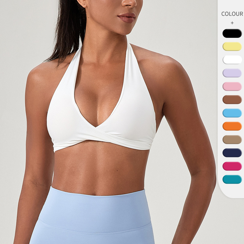 European and American Popular Yoga Bra for Women, Halter Neck, Beautiful Back, Fitness Underwear, Sexy, Wire-Free Sports Vest Bra52764 European and American Popular Yoga Bra for Women, Halter Neck, Beautiful Back, Fitness Underwear, Sexy, Wire-Free Sports Vest Bra52764