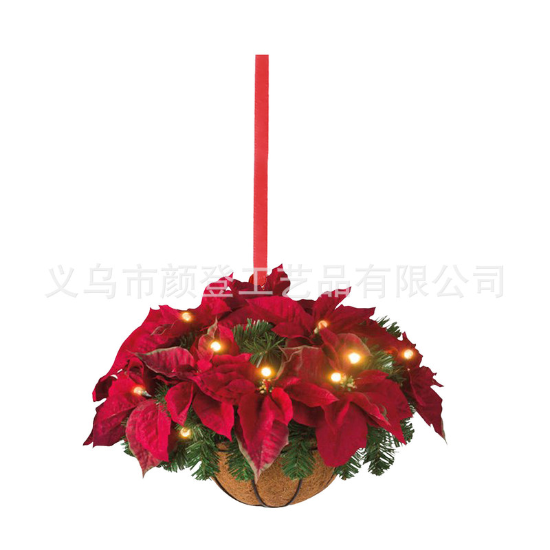 国境を越えたアマゾンクリスマス花輪吊りかご装飾アクリル平面ホームパーティー配置プレゼントストラップ|undefined