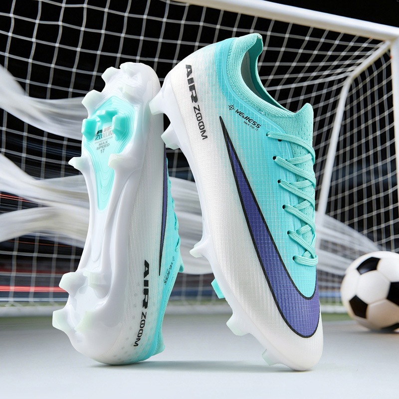 Tenis de Fútbol de Corte Bajo para Césped Sintético de TPU y Malla Ligeros