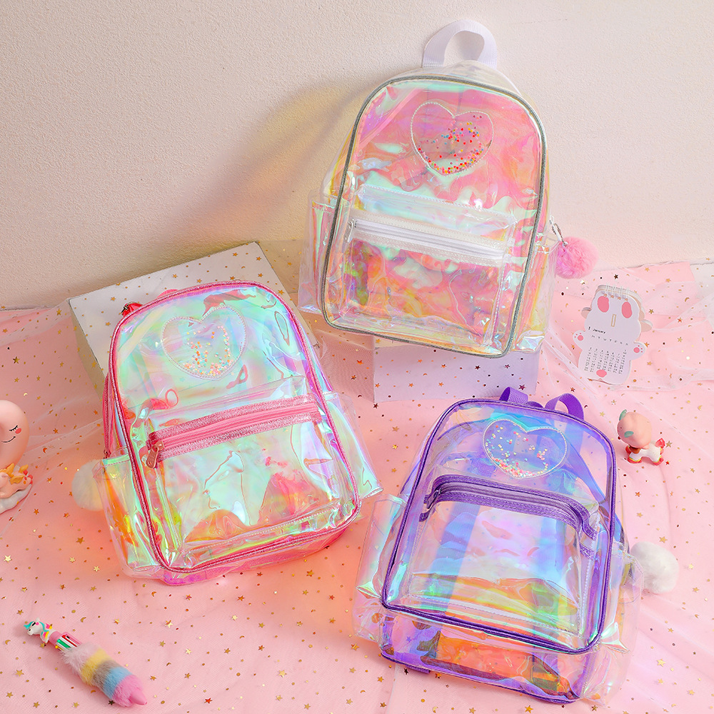 Color Block Daily Kids Backpack display picture 2