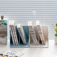 小熊桌面書立多功能儲物架簡約可愛收納架台式手提置物架
