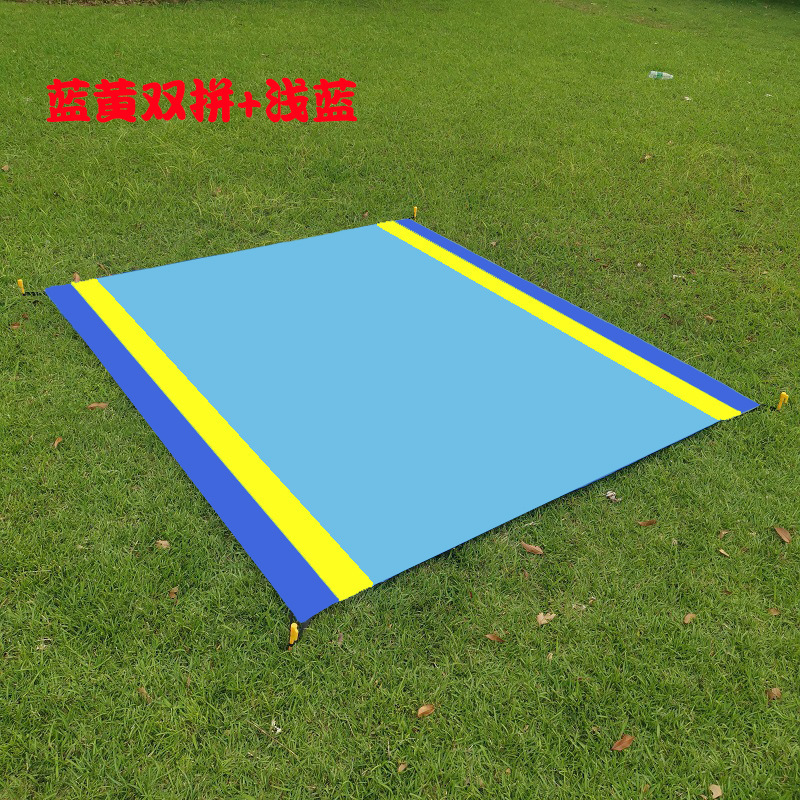 다크 블루 노란색 라이트 블루