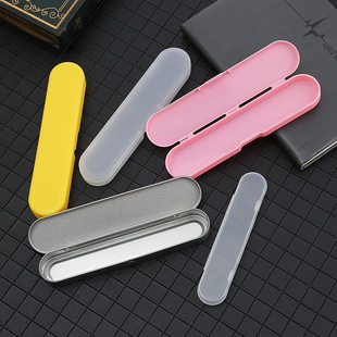 Cosmetic storage box, transparent small handheld stationery for pencils, organizer bag, (Physicals)