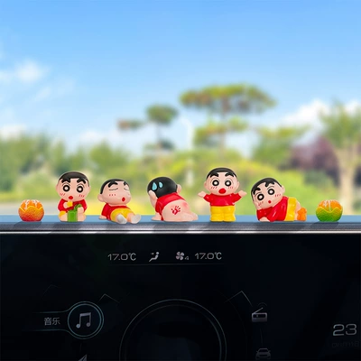 Cute Cartoon Xiaoxin Car Car ornaments - multiple-options-available-see-details-page-cute-3d-trendy-toys-5-styles-big-orange-and-big-italian-free-traceless-stickers