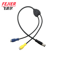 M12һ�϶���ˮ�� 4pin��܇�O���Դ��̖�D�ӷ�ˮ�B�Ӿ� Y�Ͳ��^