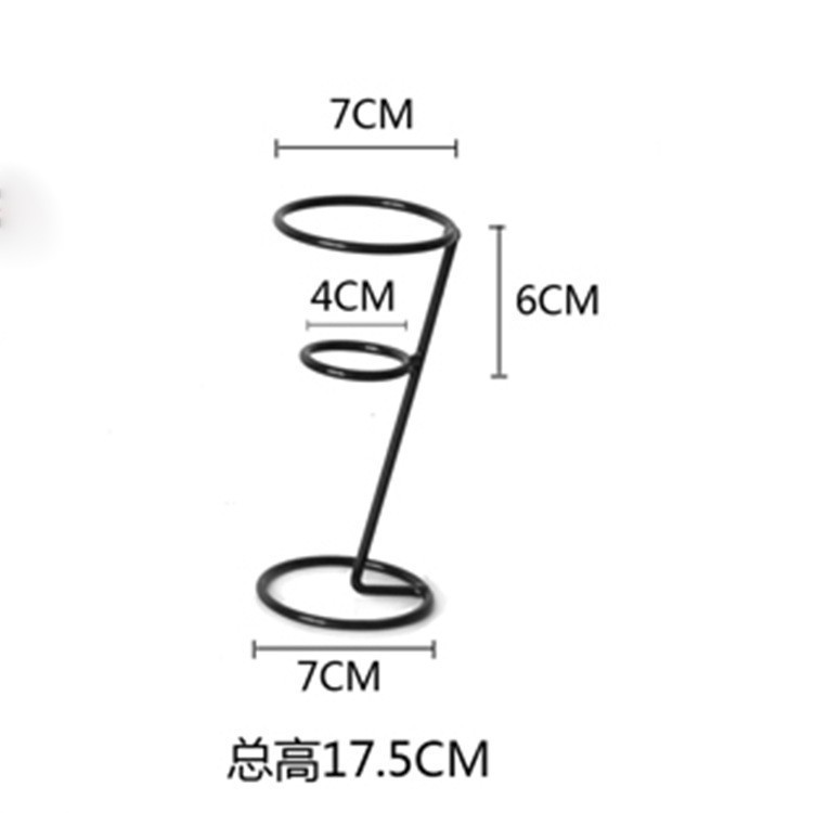 铁艺冰淇淋架甜筒蛋筒圣代脆皮展示架餐厅冷饮店展示装饰架子
