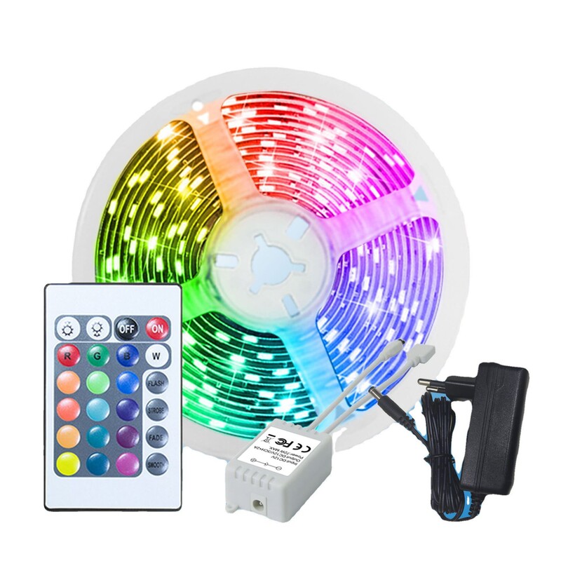 Spot infrared 24 key colorful RGB light strip set Bluetooth wifi graffiti LED light bar controller light strip set Spot infrared 24 key colorful RGB light strip set Bluetooth wifi graffiti LED light bar controller light strip set