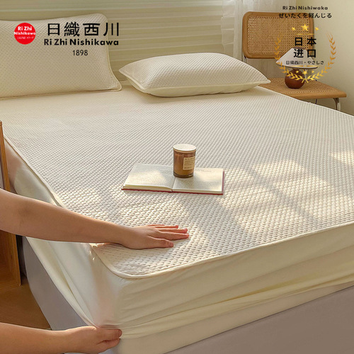 Class A soy fiber quilted fitted sheet single piece Simmons mattress non-slip mattress protector bed cover dustproof sheet set