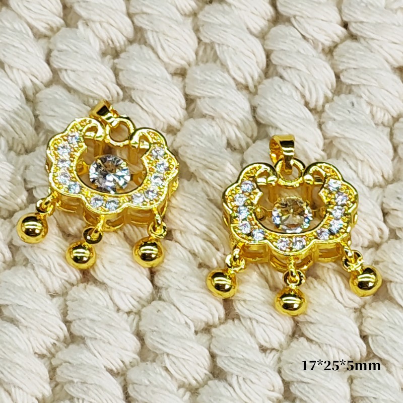Exquisitos accesorios de joyería colgante de diamante de alta protección ultravioleta al por mayor collar DIY artesanal colgante de materiales de ropa de pulsera
