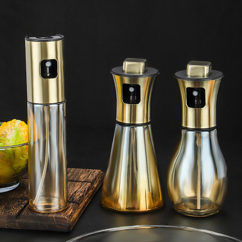 304喷油瓶镀钛油醋喷雾瓶减脂烧烤家用厨房食用橄榄油雾化控油壶|ms