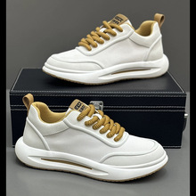 欧洲站春季新款男士高帮休闲运动鞋时尚百搭内增高防滑底学生男鞋