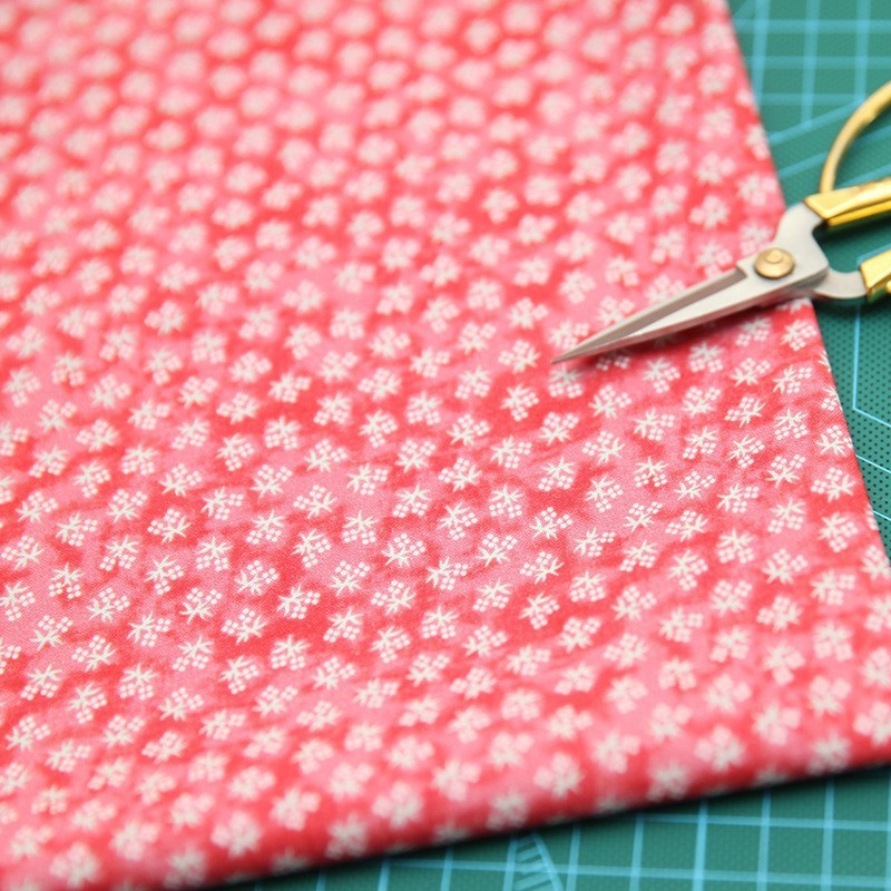 Tela de bordado hecha a mano para patchwork DIY, tela de bordado Lu, tela de bordado de moda, tela floral de algodón para punto de cruz y muñecas.