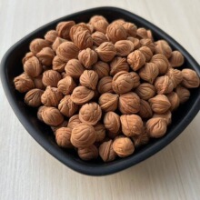 秦岭野生小龙纹桃核玉龙脊小金豆手串料文玩打孔正圆山桃胡雕刻料
