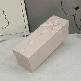 黑色礼物盒感礼盒空盒香槟杯奖牌水杯包装盒长方形长条可