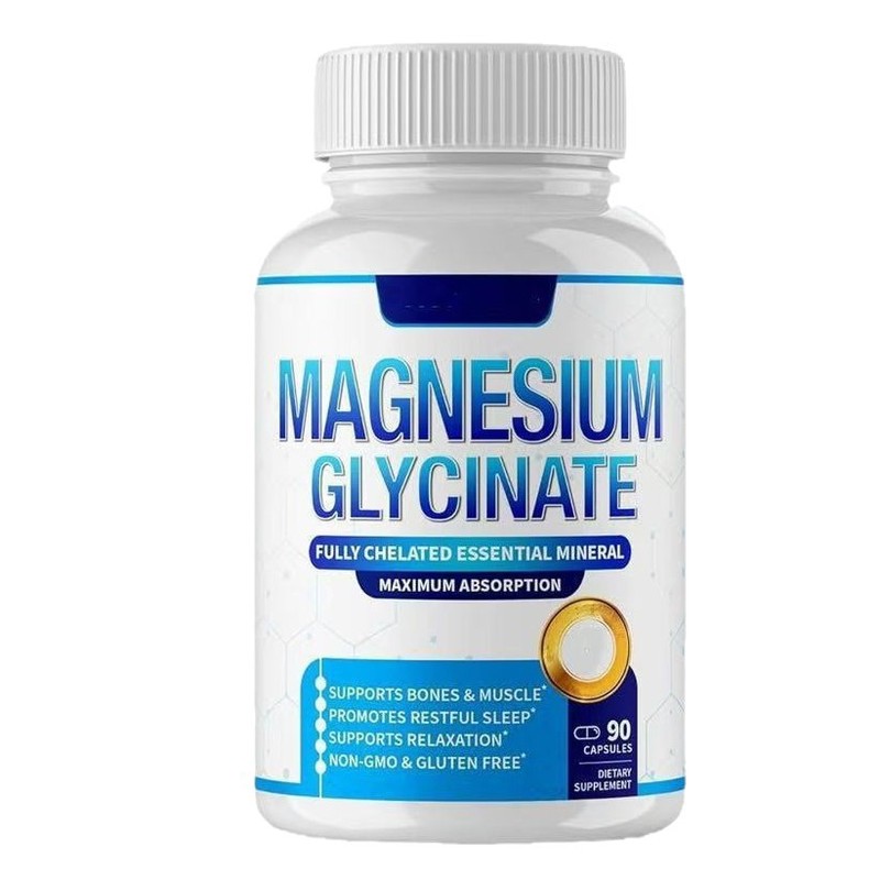 现货直销90粒甘氨酸镁胶囊Glycine magnesium capsules跨境热销|undefined