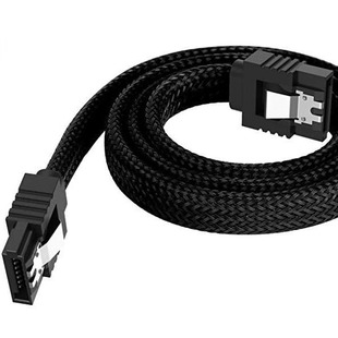 Factory Direct supply sata3.0 data cable with aluminum foil shielded braided wire body SATA3.0 computer hard disk power cord
