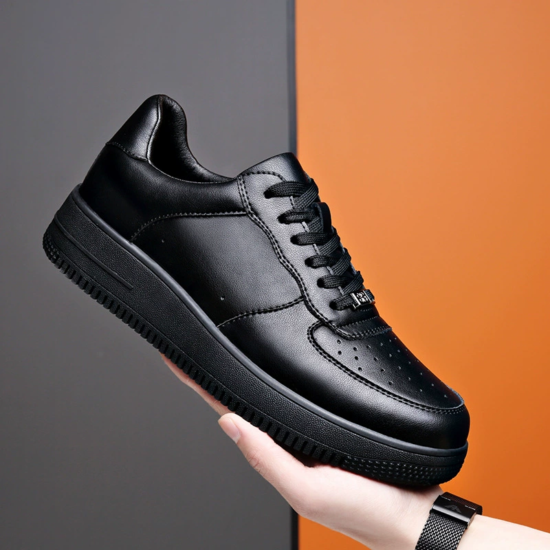 Одна пара кроссовок Air Force One Мужская обувь мягкого дна Летняя маленькая белая обувь мужская чистая белая повседневная спортивная обувь