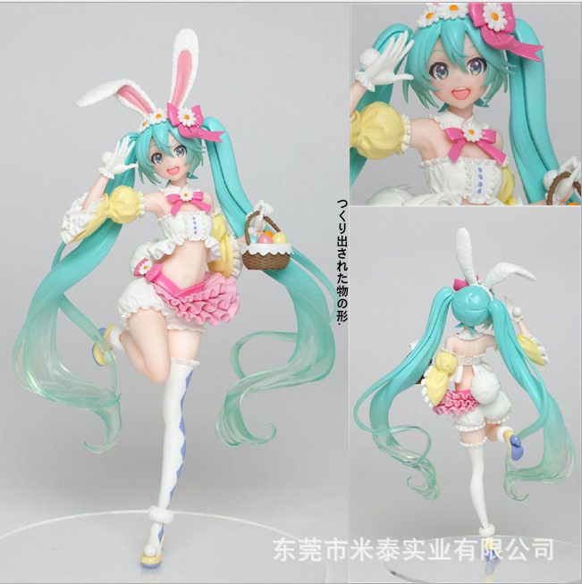 中秋明月初音未来赛车初音ver机箱摆件模型手办人偶盲盒生日礼物