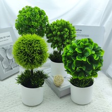 盆栽绿植客厅假花会议桌绿色家居卧室办公室茶几客厅摆件代发批发
