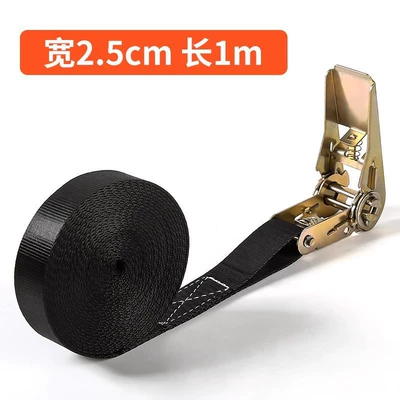 fixed bandages, truck straps, rope, Trailer rope/net/strap - 25cm1m-black